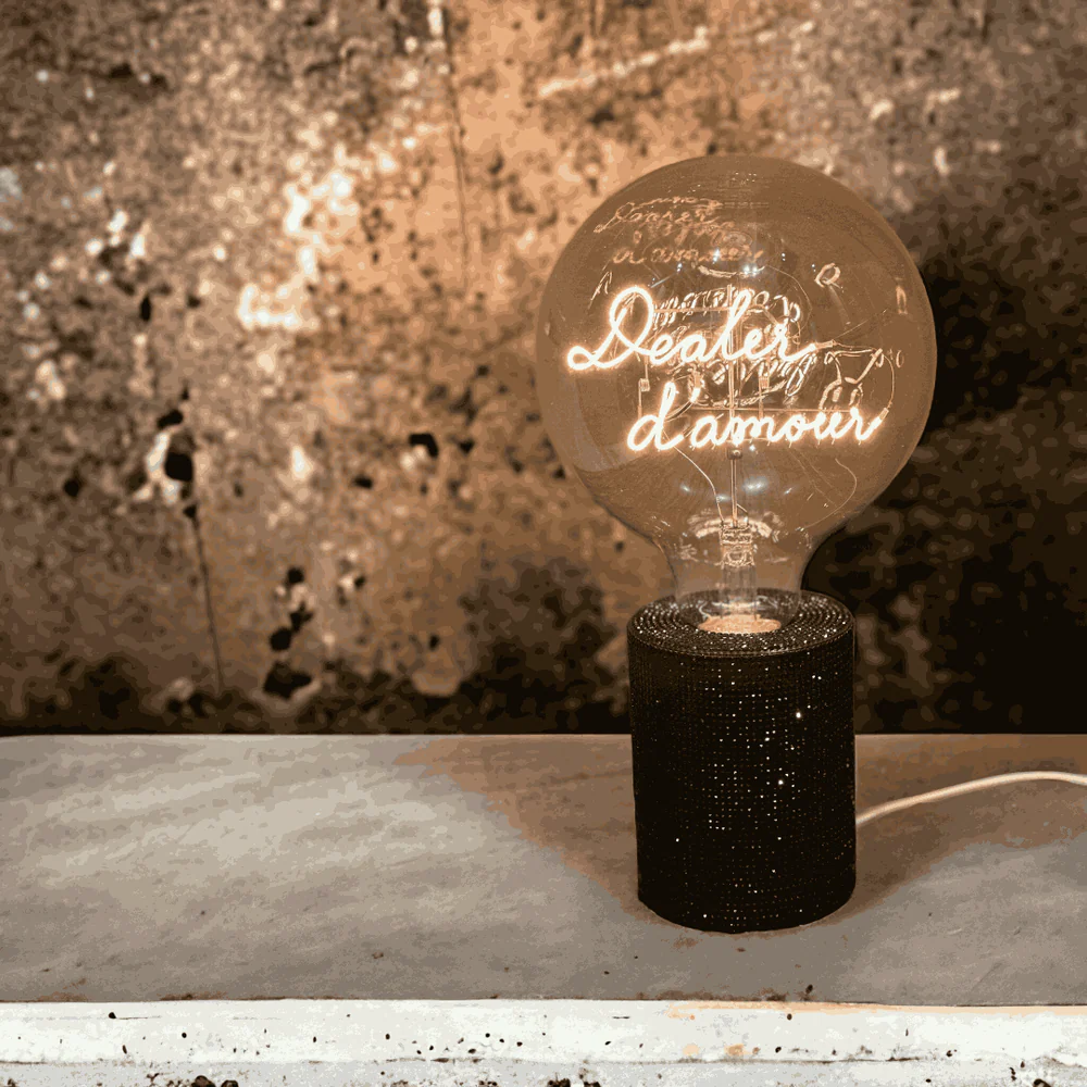 DEALER D'AMOUR - CULOT DORE UNIQUEMENT POUR SOCLE FILAIRE