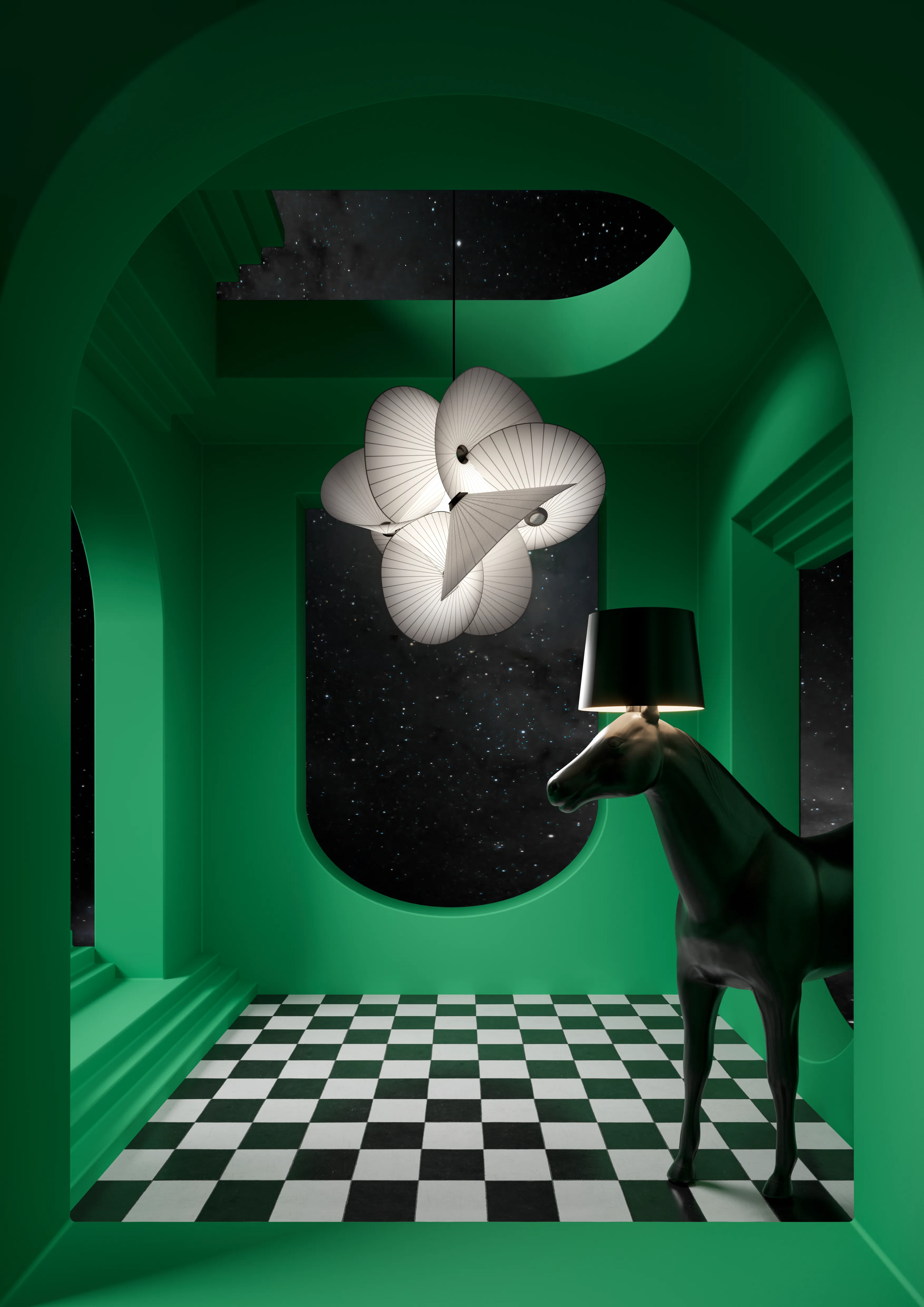 SERPENTINE LIGHT 8 LARGE