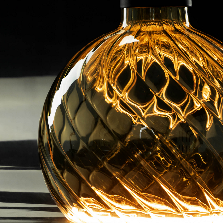 LED FLOATING TWISTED SMOKEY GREY