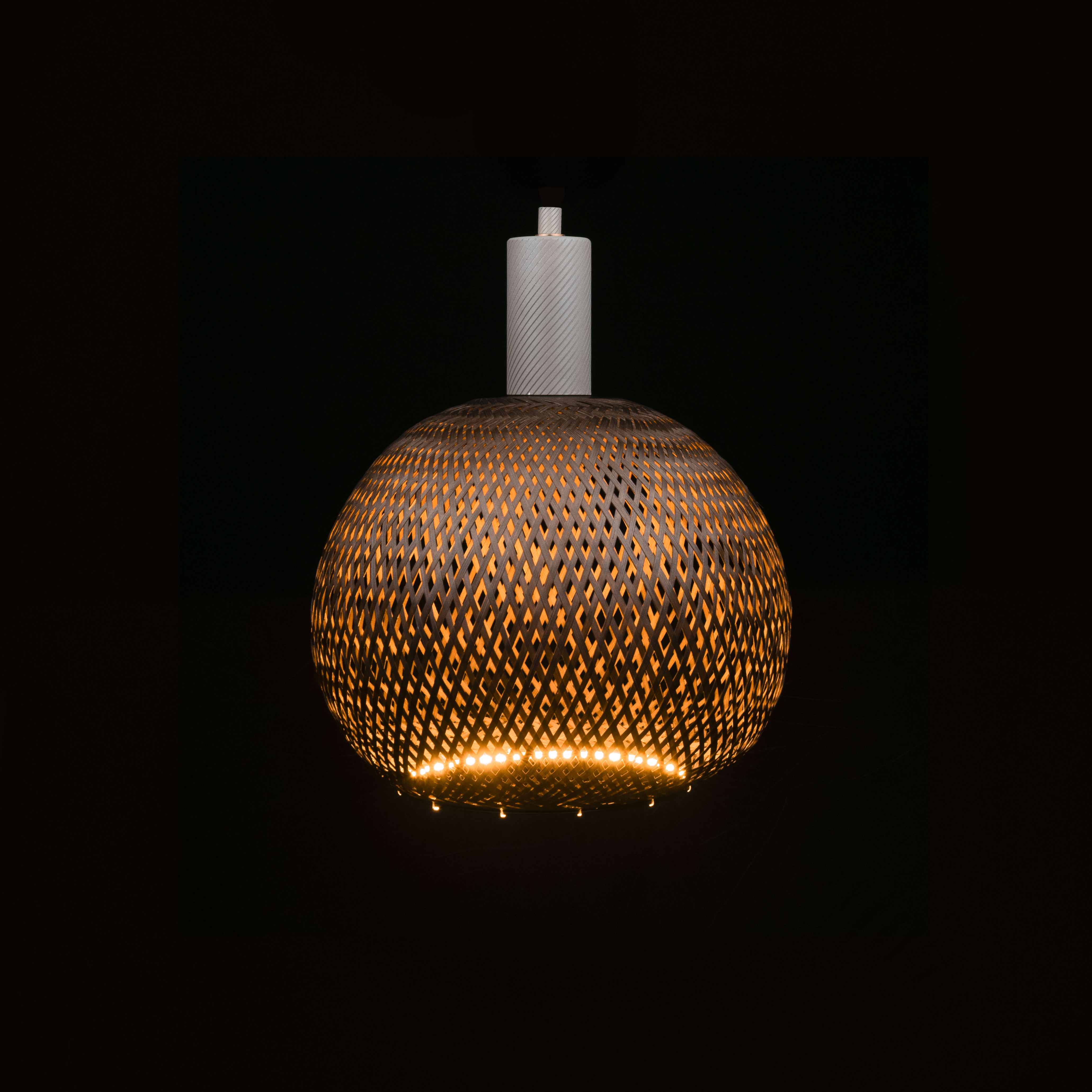 LED FLOATING BAMBOO BRONZE OVALE 300

