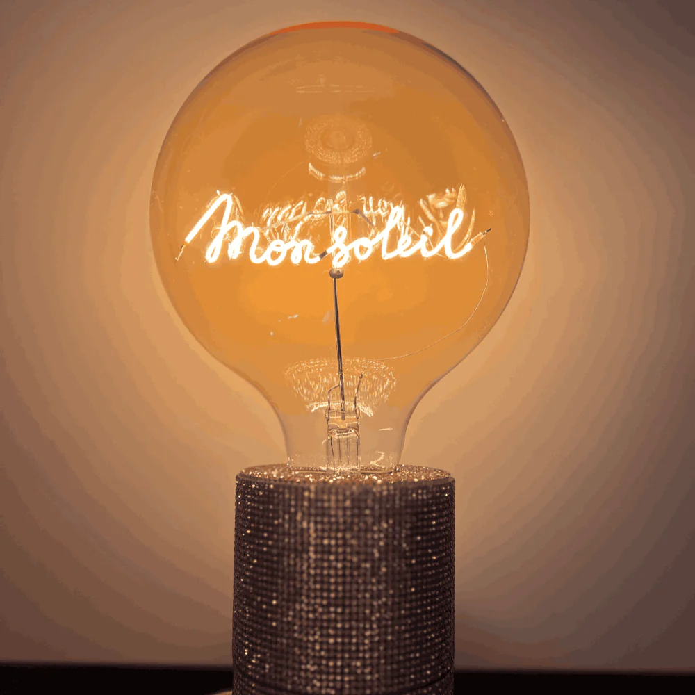 MON SOLEIL - CULOT DORE UNIQUEMENT POUR SOCLE FILAIRE