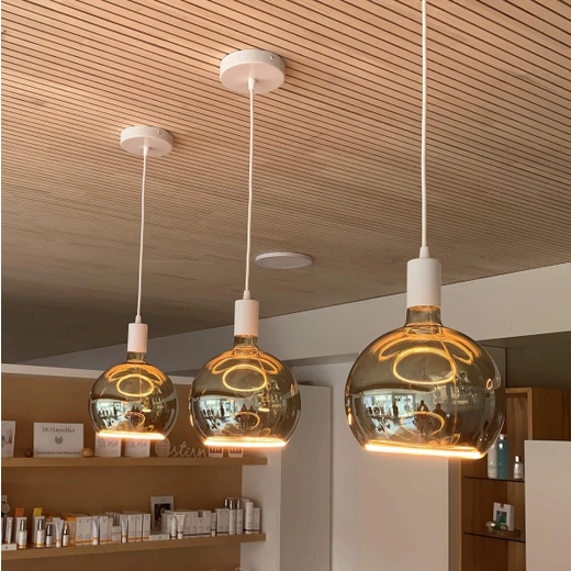 LED FLOATING GLOBE 200 SMOKEY GREY