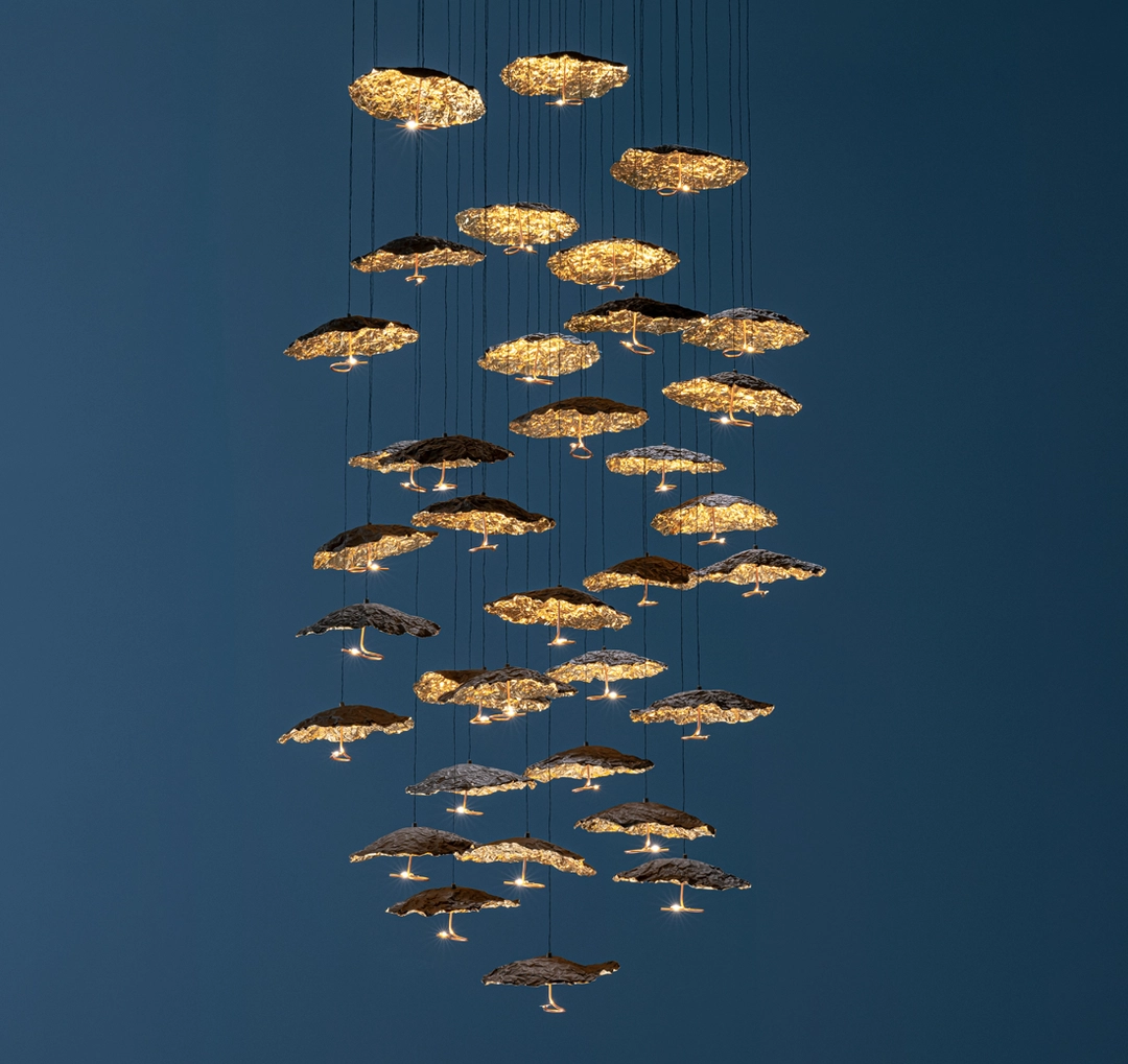 GOLD MOON CHANDELIER