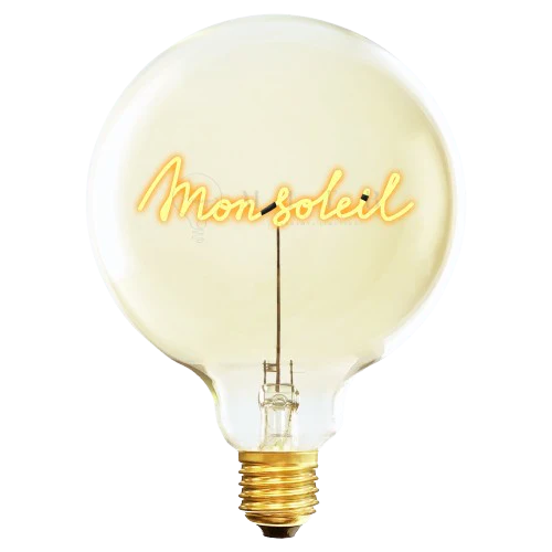 MON SOLEIL - CULOT DORE UNIQUEMENT POUR SOCLE FILAIRE