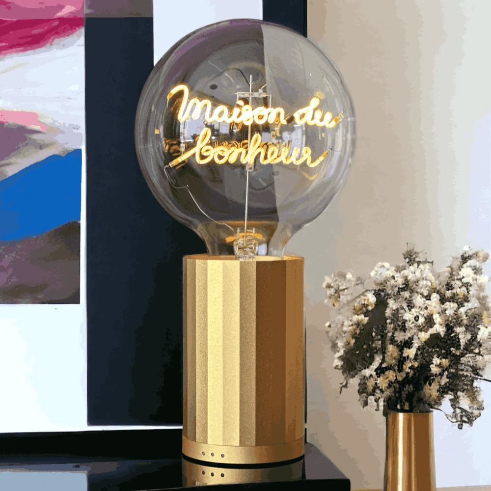 MAISON DU BONHEUR - CULOT ARGENTE UNIQUEMENT POUR SOCLE SANS FIL