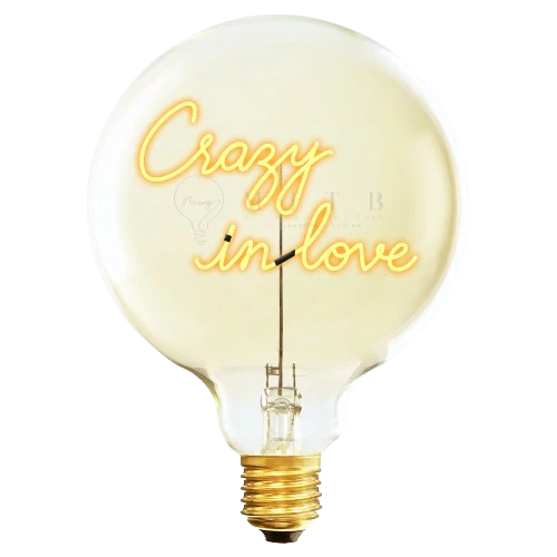 CRAZY IN LOVE - CULOT DORE UNIQUEMENT POUR SOCLE FILAIRE