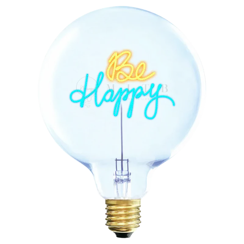 BE HAPPY - CULOT DORE UNIQUEMENT POUR SOCLE FILAIRE